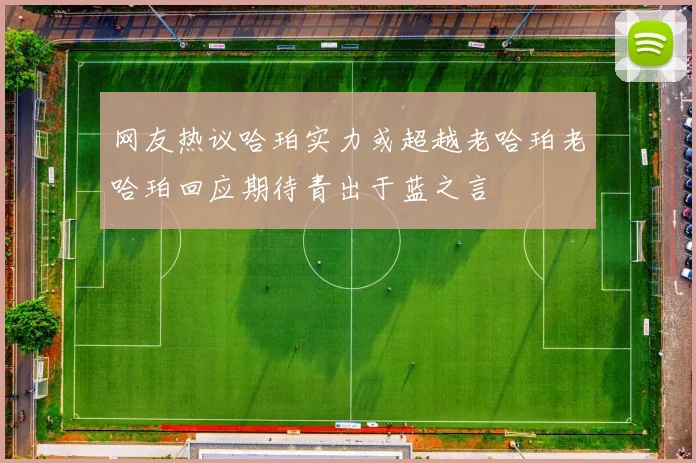 网友热议哈珀实力或超越老哈珀老哈珀回应期待青出于蓝之言