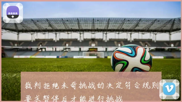 裁判拒绝米奇挑战的决定符合规则要求暂停后才能进行挑战